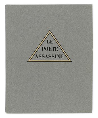 DUFY, RAOUL. Appollinaire, Guillaume. Le Poète Assassiné.